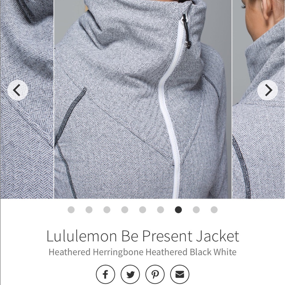 Lululemon Be Present Jacket Herringbone - image 3